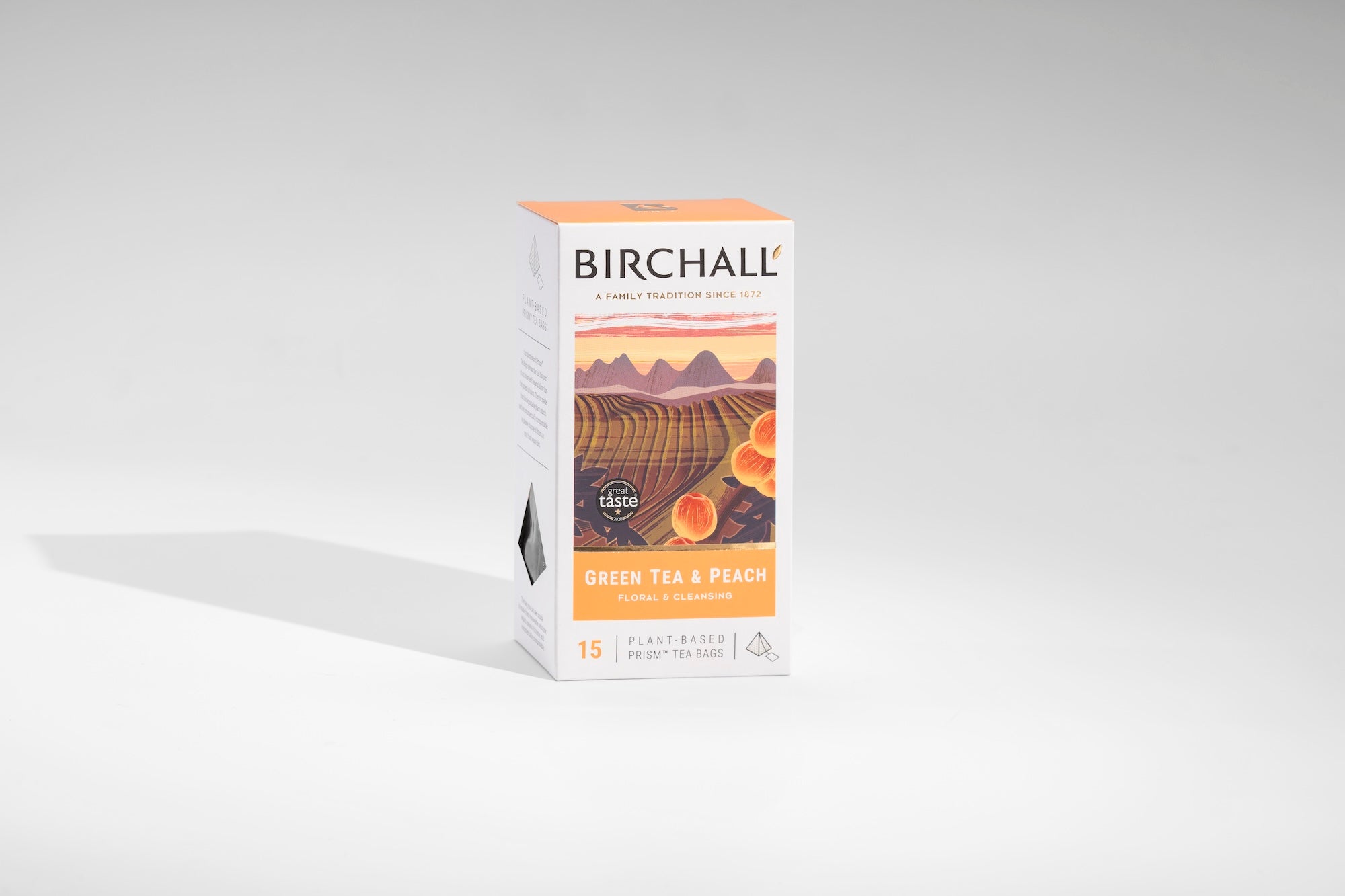 Green Tea & Peach Teabags