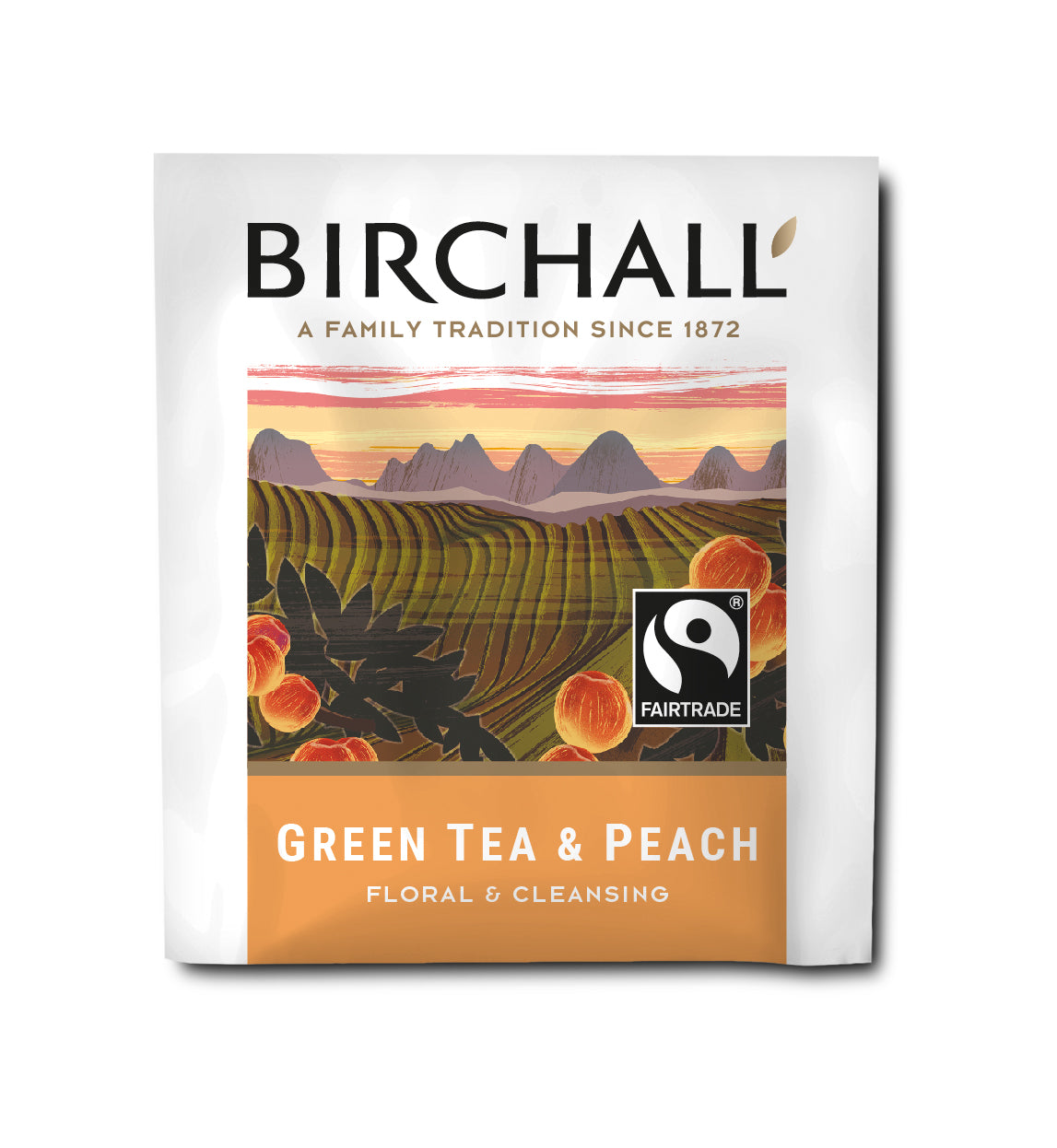 Green Tea & Peach Teabags