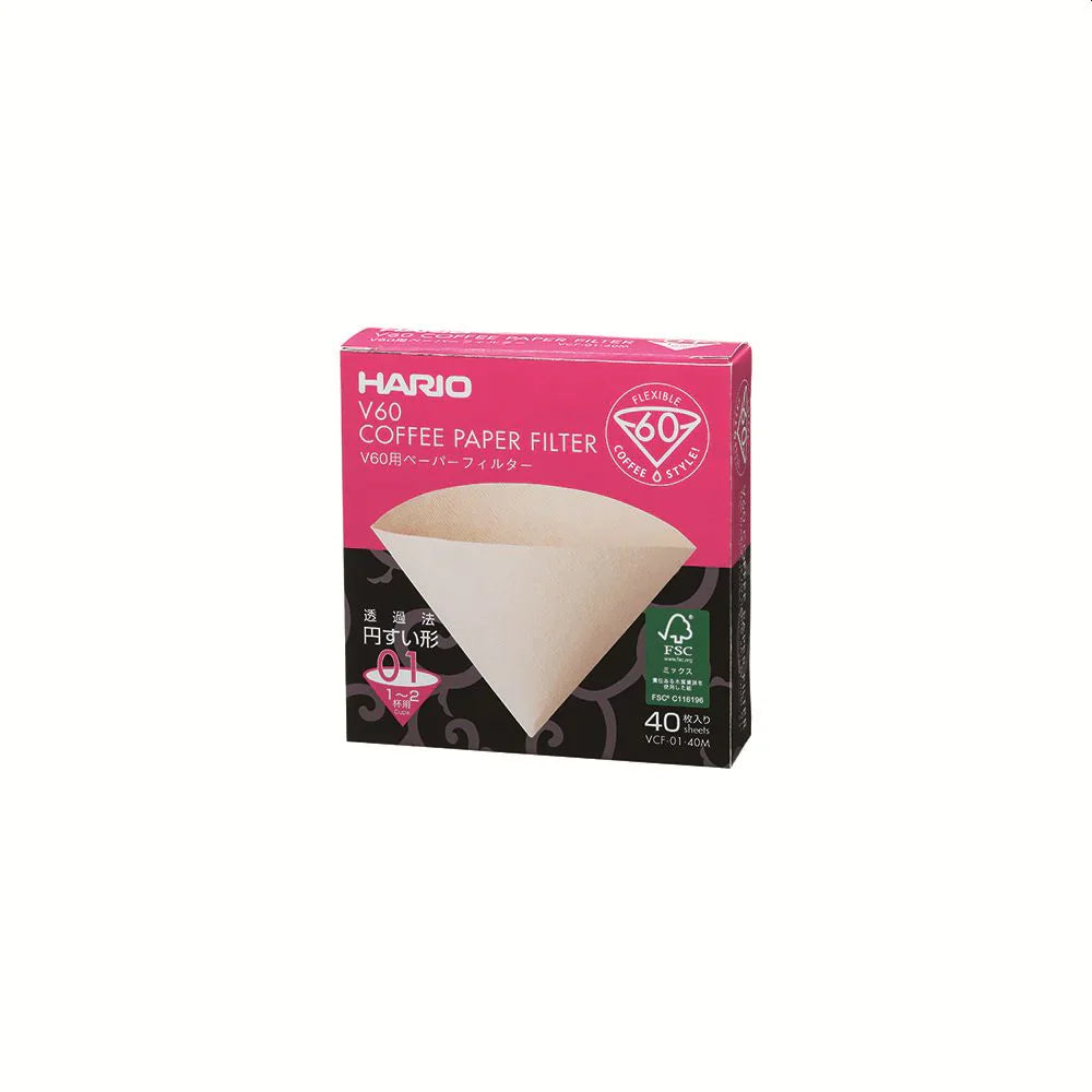Hario V60 Filter Papers (Pack of 40)